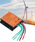 Top Notch MPPT PWM Wind Turbine Charge Controller 12V And 24V 300W To 1000W, 16A IP67 shown with wind turbines in the background