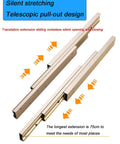 Heavy Duty Telescopic Pull Out Drawer Slides For Desks, Kitchen Islands And Countertops With Rust Resistant Aluminum Alloy
