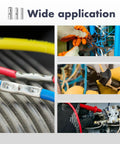 Non Insulated Butt Connectors Kit 250Pcs Assorted 22-18AWG 16-14AWG 12-10AWG Copper Crimp Ferrule Terminals BN1.25 BN2 BN5.5 usage examples