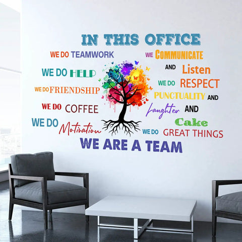 Office Wall Decals Inspirational Quotes Peel And Stick Motivational Stickers For Workspace Boss Vibes Positive Sayings Waterproof