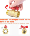 Leak Proof Heavy Duty Three Quarter Inch Brass Ball Valve With Built Different Construction And Smooth Flow Control for easy operation.