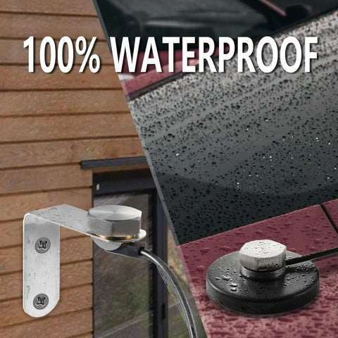 Built Tough 304 Stainless Steel NMO Antenna Mount Cap With O Ring Seal Dust Weather Rain Protective Cover For All NMO Mounts Pack Of 2
