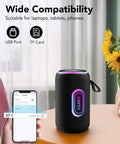 Powerful Outdoor Bluetooth Speaker With 30W Dual Drivers And Dual Channel, Deep Bass, 360 Degree Stereo Sound, 30 Hour Playtime