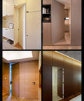 Hidden Door Hinges Set Concealed Invisible Hinges Heavy Duty Up To 132 Lbs 3D Adjustable Black 2 Pack 180 Degree Opening