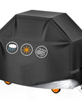 Heavy-Duty Outdoor Grill Cover For Expert Grill Classic XG1910200103 2020-2026, showcasing rain, sun, and wind protection icons.