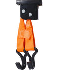 Heavy Duty High Lift Farm Jack With Adjustable Height From 6 To 52 Inches 7000 Lb Load Capacity Forty One Inch Long Handle Ratchet Hole For Easy Lifts Rugged Workhorse For Tractors Trucks SUVs And Lawn Mowers accessory, orange strap hooks