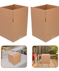 Budget Friendly 15 Pack Small Cardboard Boxes 15x15x15 Cm Square Shipping Boxes Corrugated Cartons displayed on table