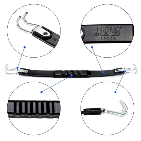 Universal Golf Cart Battery Lifting Strap For Trojan Deep Cell Batteries Carrier Strap details and rubber handle close-up