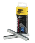 Heavy Duty Three Eighth Inch Tacker Staples Box Of One Thousand Silver Steel True Straight Fit For Pneumatic Staplers with packaging.
