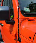 16 Inch Jeep Antenna Upgrade For 2007-2026 Wrangler JK JL JKU JLU Gladiator JT Bolt On Replacement Exterior Accessory