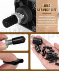 Must Have 496 Piece Vinyl Rubber End Cap Kit For Metal Tubing And Bolts, long service life display