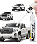 White Frost G1W WA140X Touch Up Paint For GMC Vehicles, DIY Car Scratch Repair Kit used on white GMC truck and SUVs