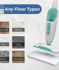 Six Pack Steam Mop Replacement Pads For Shark One Piece Velcro System on tile and wood floors with floor type examples