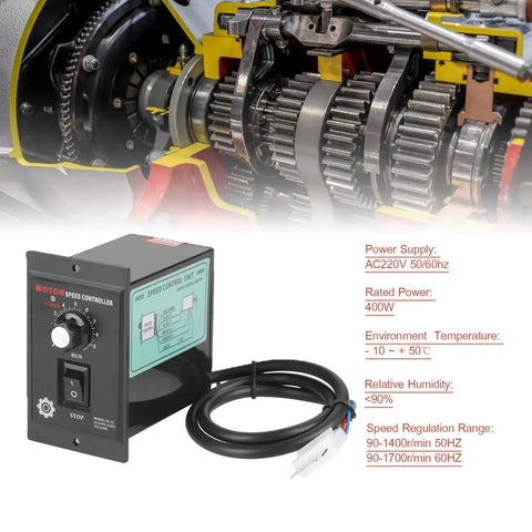 400W AC 220V Motor Speed Controller Regulator with Forward and Backward Drive for various industry production lines