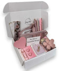 Aesthetic Stationery Gift Set 22 Piece Bundle With Journal Box Blush Pink Includes Pencil Pouch Pens Eternal Pencil Stickers