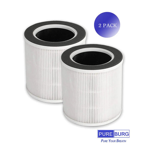 Replacement 2 Pack Filter for HOKEKI VK6067B and Ultima Cosa Aria Fresca 300 Air Purifier With H13 True HEPA Activated Carbon 4 Stage Filtration