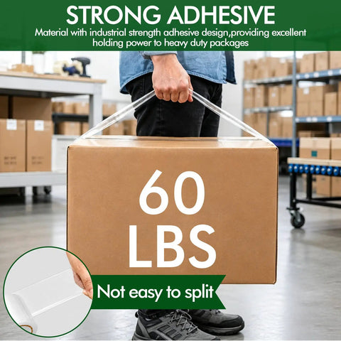 24 Pack Of Clear Packing Tape With 4 Dispensers Heavy Duty Moving And Shipping Tape Refills 2 Inch Wide By 60 Yards Each Ideal For Boxes Crates And Mailers Strong Adhesion And Reliable Sealing supporting 60 lbs box in warehouse