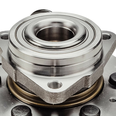 Front Wheel Bearing Hub Assembly 4WD For 2014-2018 Chevy Silverado 1500, 2015-2020 Suburban Tahoe close-up, 6-Lug Hub