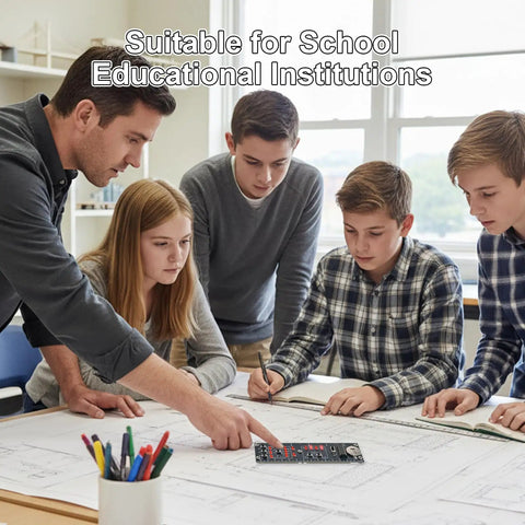 Hands On Diy Digital Logic Circuit Soldering Kit With Binary Counter 0 To 15 And Flip Flops SR JK D T in classroom use