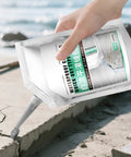 Person applying Crack Repair Sealant For Concrete And Surfaces 500Ml Quick Dry Bonding Agent to cracked pavement.