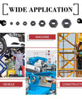 Heavy Duty Zinc Plated Nylon Lock Nuts Assortment Kit Offers Rock Solid Hex Head Stability With Secure Thread Grip Includes 165 Piece Metric Bolt Set In Seven Key Sizes M3 To M12 Stored In A Tough Resealable Case For Daily Shop Tasks on application in vehicle, machine, and construction.