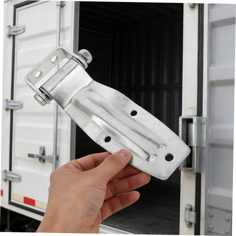 Heavy Duty Truck Door Hinge 210mm Double Ribbed Steel Industrial Vehicle Repair Hinge For Freezer And Cold Storage Doors