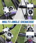 Aluminum Alloy Bike Stem For BMX And Fixed Gear Riders Beefed Up Handlebar Clamp Fits 22.2mm And 28.8mm Steerer 95mm
