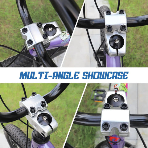 Aluminum Alloy Bike Stem For BMX And Fixed Gear Riders Beefed Up Handlebar Clamp Fits 22.2mm And 28.8mm Steerer 95mm