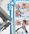 Type M Hog Ring Pliers Kit With 3000 M Clips in use fastening wire mesh for chicken coop