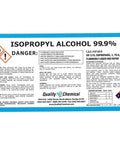 Isopropyl Alcohol 99.9 Percent Pure IPA Concentrate For Cleaning And Disinfection, Made In USA, 128 Fl Oz Bottle, Heavy Duty Degreaser And Electronics Prep Solvent, Sealed Safety Pack, product label