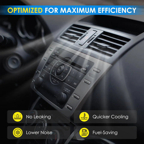 Interior dashboard view highlighting air conditioning controls with optimized features for Grab This Straight Shooter Air Conditioning Compressor Swap For Honda Crv Civic Ilx Rdx 2.4L 2007 To 2015 Oem Fit 38810RWCA03 4920U1.