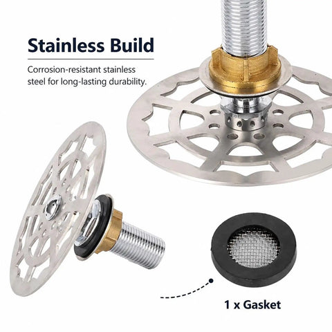 Slick Automatic Glass Rinser Head Powered By Standard Faucet Pressure For Quick Hands Free Cup Cleaning Heavy Duty Sink Attachment showing stainless steel construction and brass fitting.