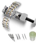 6-Piece Watch Band Link Remover Tool Kit With Spring Bar Tool And Replacement Pins For Easy Diy Metal Watch Band Resizing At Home