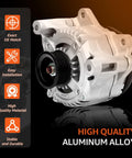 Alternator For Jeep Wrangler 2012 2013 2014 2015 2016 2017 2018 V6 3.6L 160A CCW 6 Groove Pulley Drop-In Replacement Part