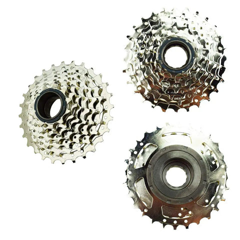 Seven Speed E Bike Freewheel For Conversion And City Cruising With 11 28T And 11 34T Options Chromoly Steel Nickel Plated Finish