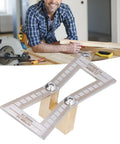 Pros Swear By This Precision Dovetail Marker And Scribing Gauge For Fine Woodworking Shops Featuring Rock Solid Brass And Stainless Steel Build that allows for precise angle layout.