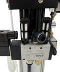 Beefed Up 3000Kg Pneumatic Boosting Cylinder For CNC Clamping And Workpiece Holding 15mm Stroke 3.5T boost actuator, black metal body