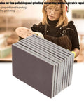 Fresh 10 Pack Self Stick Sponge Sandpaper For Wood And Crafts With Grits 120 180 And 240 For Smooth Polishing and fine DIY tasks, showing adhesive-backed sponges.