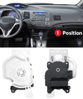Heavy Duty HVAC Blend Door Actuator Fixes Honda Civic Heater Grief 2006-2011 view of dashboard and actuator installation position