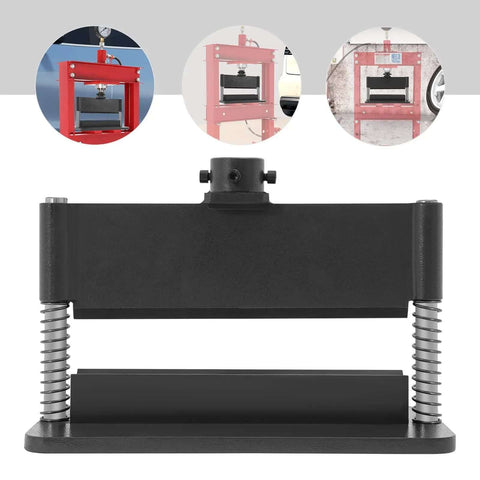 Beefy Heavy Duty 12 Inch Press Brake Attachment For Hydraulic Shop Press 12 Ton And 20 Ton Compatible Bending Tool shown in use