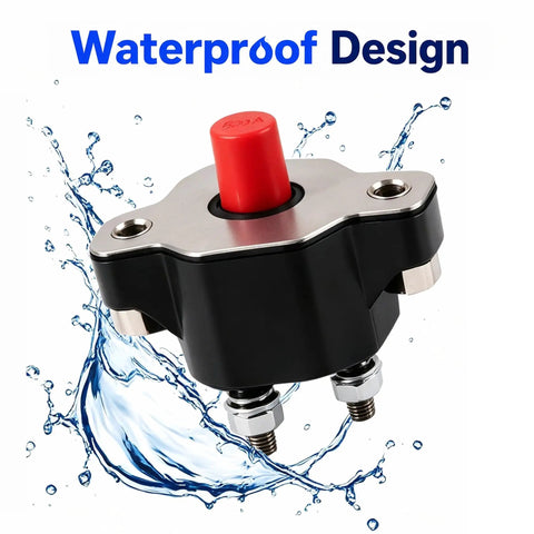 Heavy Duty 50 Amp Push Button Circuit Breaker Direct Drop In Replacement For Volvo Penta Mercruiser And Sierra Marine Systems, waterproof design.