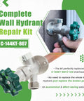 Wall Hydrant Complete Service Kit For C 144 And C 244 Series To Repair Anti Siphon Freezeless Faucets, shown with parts diagram