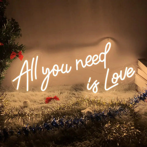 Go To Customizable Neon Sign Led Light For Weddings And Parties, Personalize Your Love Vibe, Ideal Bedroom Decor, 27.5 inch