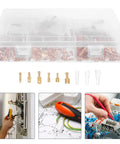 Dope 900 Piece Spade Connector Kit With Solid Copper Terminals And Secure Plastic Shells For Quick Wire Splicing Effortless Car Audio Installation And Electrical Repair Jobs That Hit Hard in storage box
