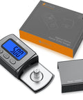 Digital Turntable Stylus Force Gauge for Vinyl Enthusiasts, Precise 0.01g to 5.00g Readings, Blue LCD Display, Tracks Tonearm Pressure, Protects Records, Easy to Use Tracking Force Scale, with case