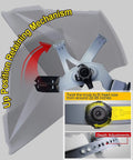 Heavy Duty Pro Grade Wide Shade Auto Darkening Welding Helmet with adjustable headband and retention mechanism.