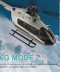 Brushless RC Helicopter With 6 Axis Gyro And Altitude Hold, One Key Takeoff Landing, 2.4GHz Flybarless 4 Channel Remote