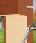 Cable Railing Kit For Indoor And Outdoor Use With Adjustable Tightness Made From Pro Grade Stainless Steel One Eighth Inch Cable System
