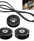 Heavy Duty All Wheel Drive Belt And Pulleys Kit Replacement For L Series Mower Easy Install With 587973001 And 587969201 Pulleys