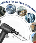 Internally Heated 8 Piece Welding Tool Set With 60W Soldering Iron And Soldering Gun Ceramic Heating for versatile metalwork
